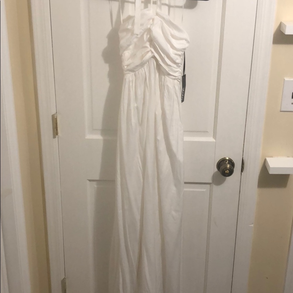 Whimsical White Maxi Dress